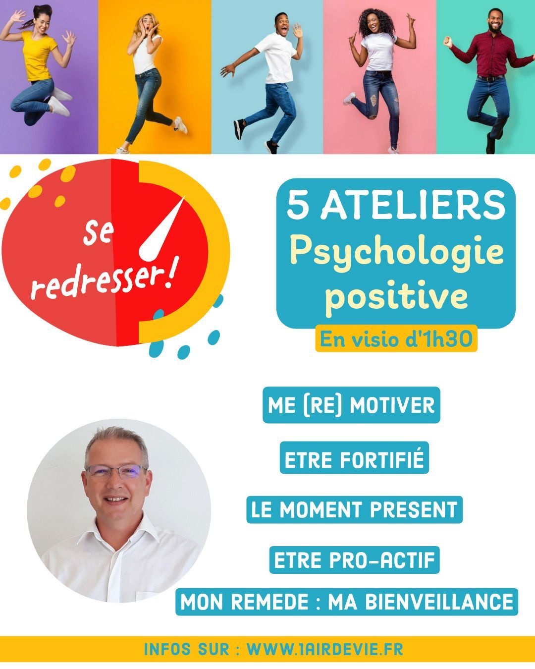 Atelier psychologie positive, aide et écoute psychologique, se redresser ensemble !