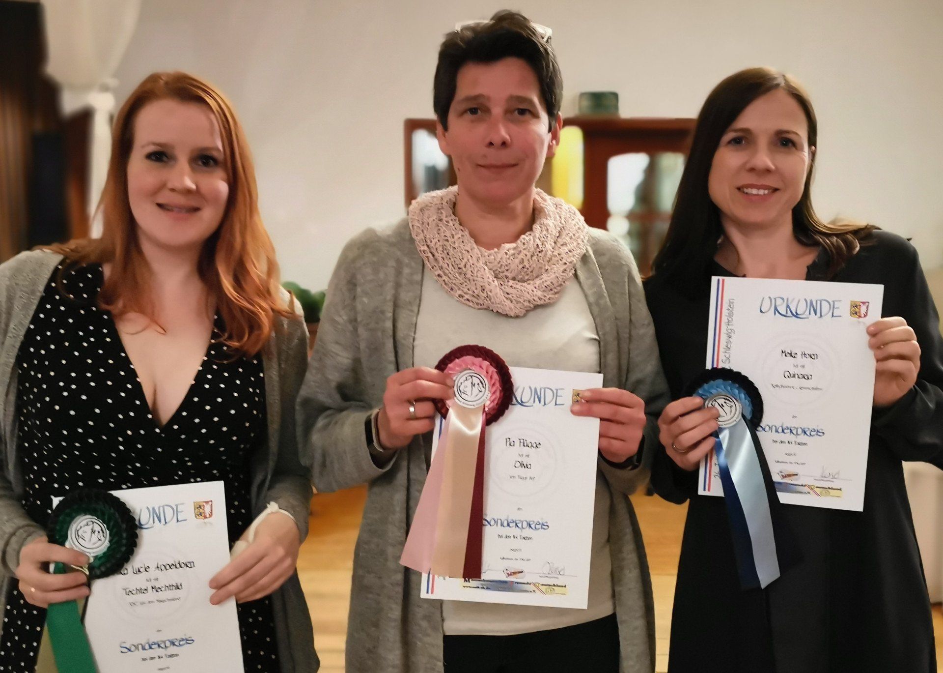 Die Aussteller der Sonderpreise bei den N/A-Meerschweinchen