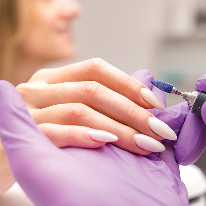 Hard Gel Fill Manicure