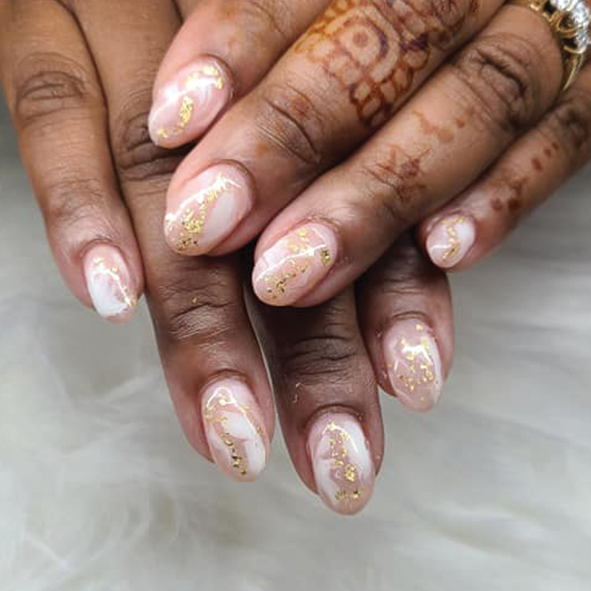 Marble Gel Polish Near Milwaukee Wisconsin