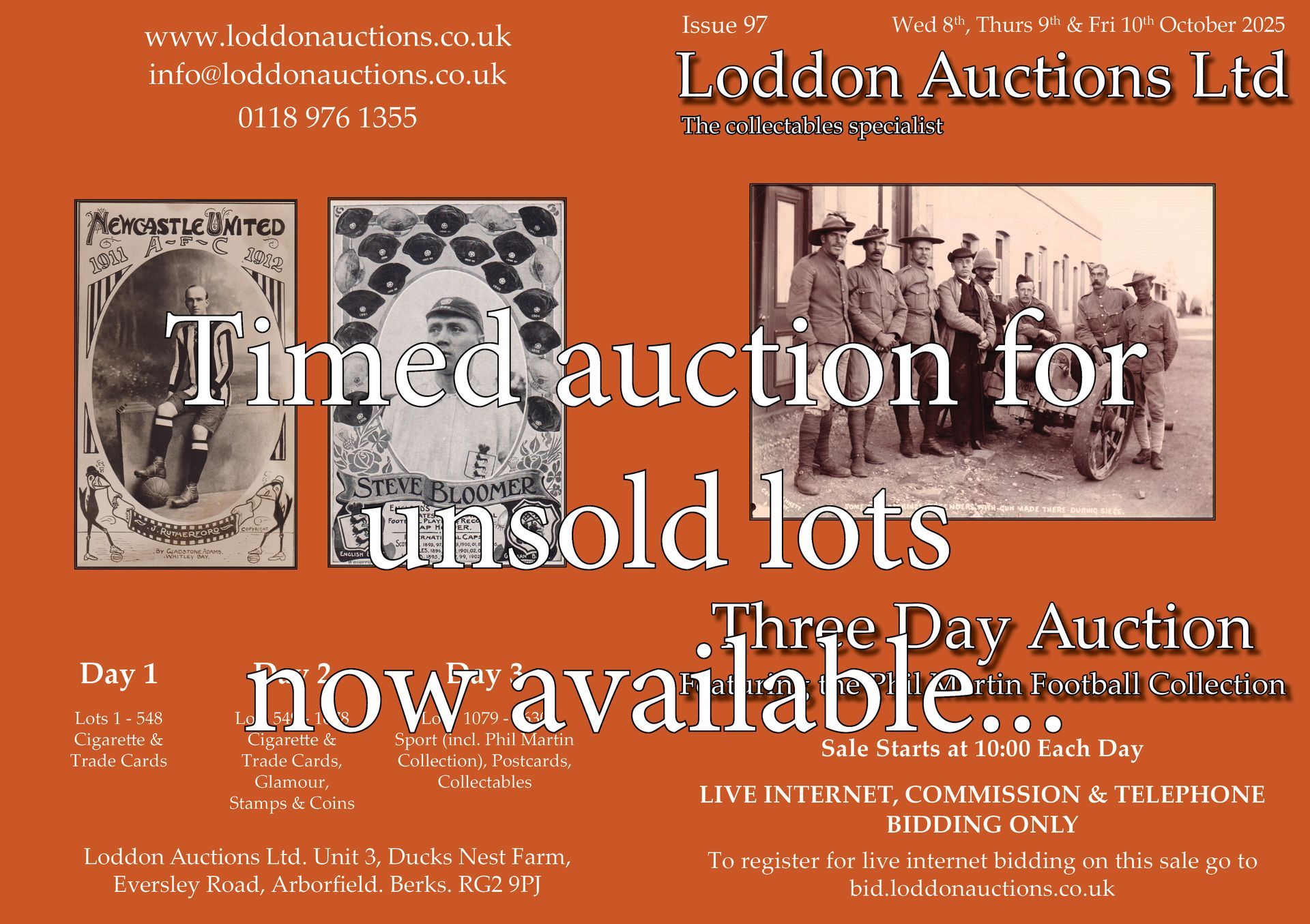 Timed Sale for Unsold Lots now available Timed Sale for Unsold Lots now available