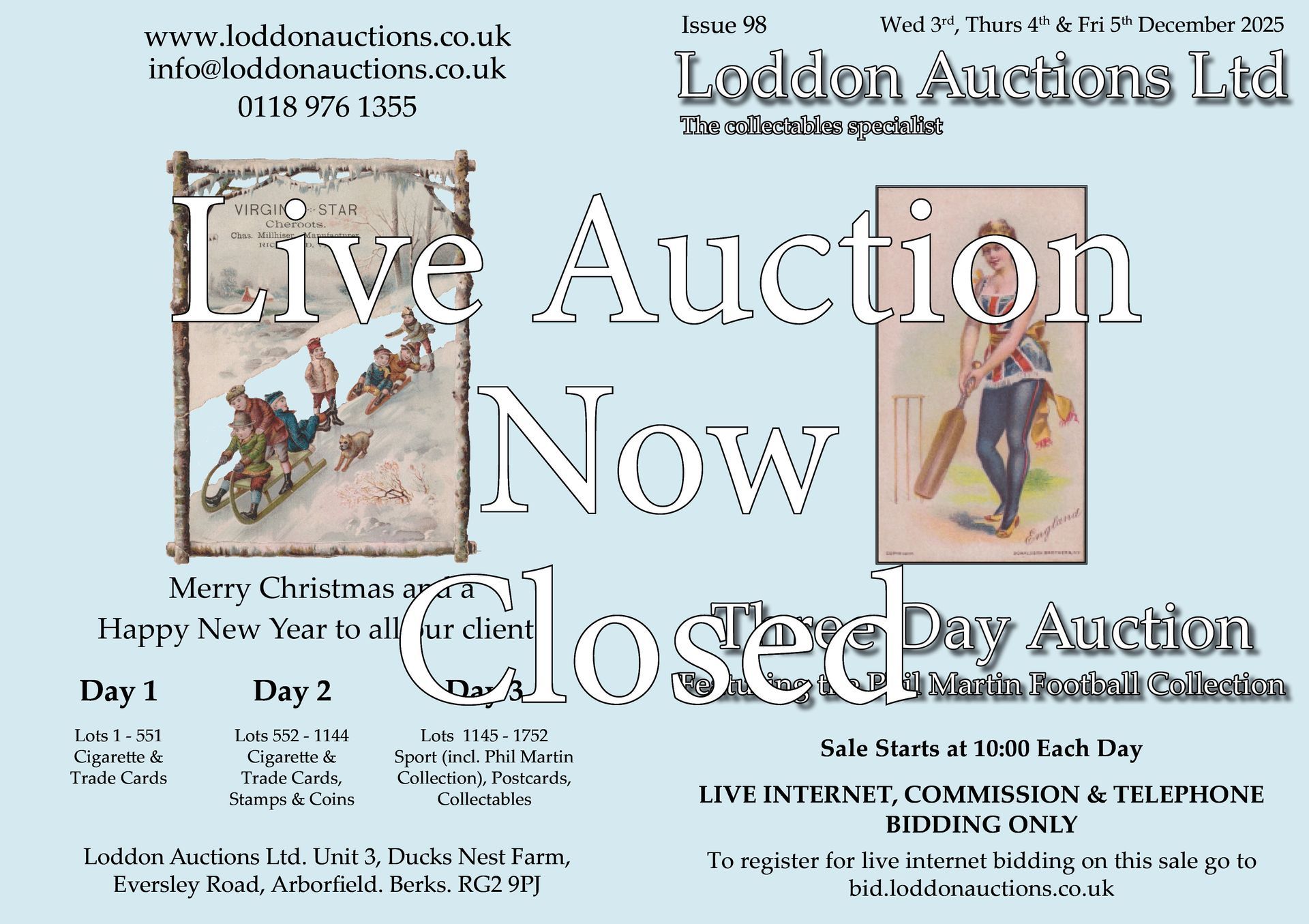 December 2025 Auction Dates December 2025 Auction Dates