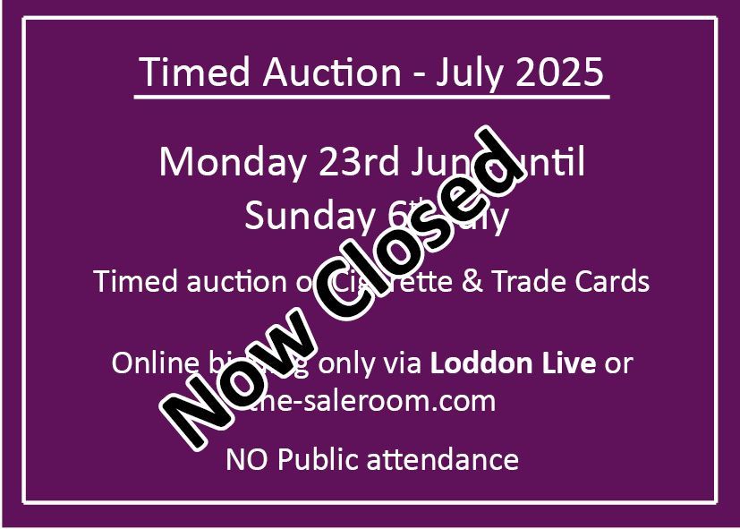 July 2025 Timed Auction July 2025 Timed Auction