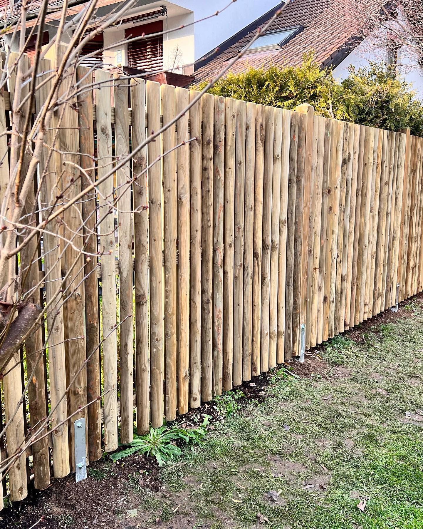 Holzzaun Holzsichtschutz