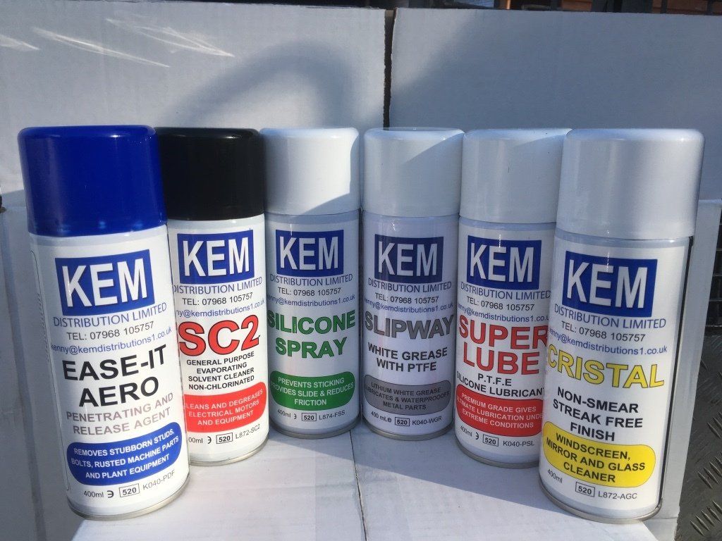 KEM Distribution Aerosol products