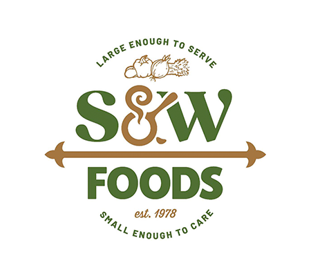 S & W Wholesale Foods Logo