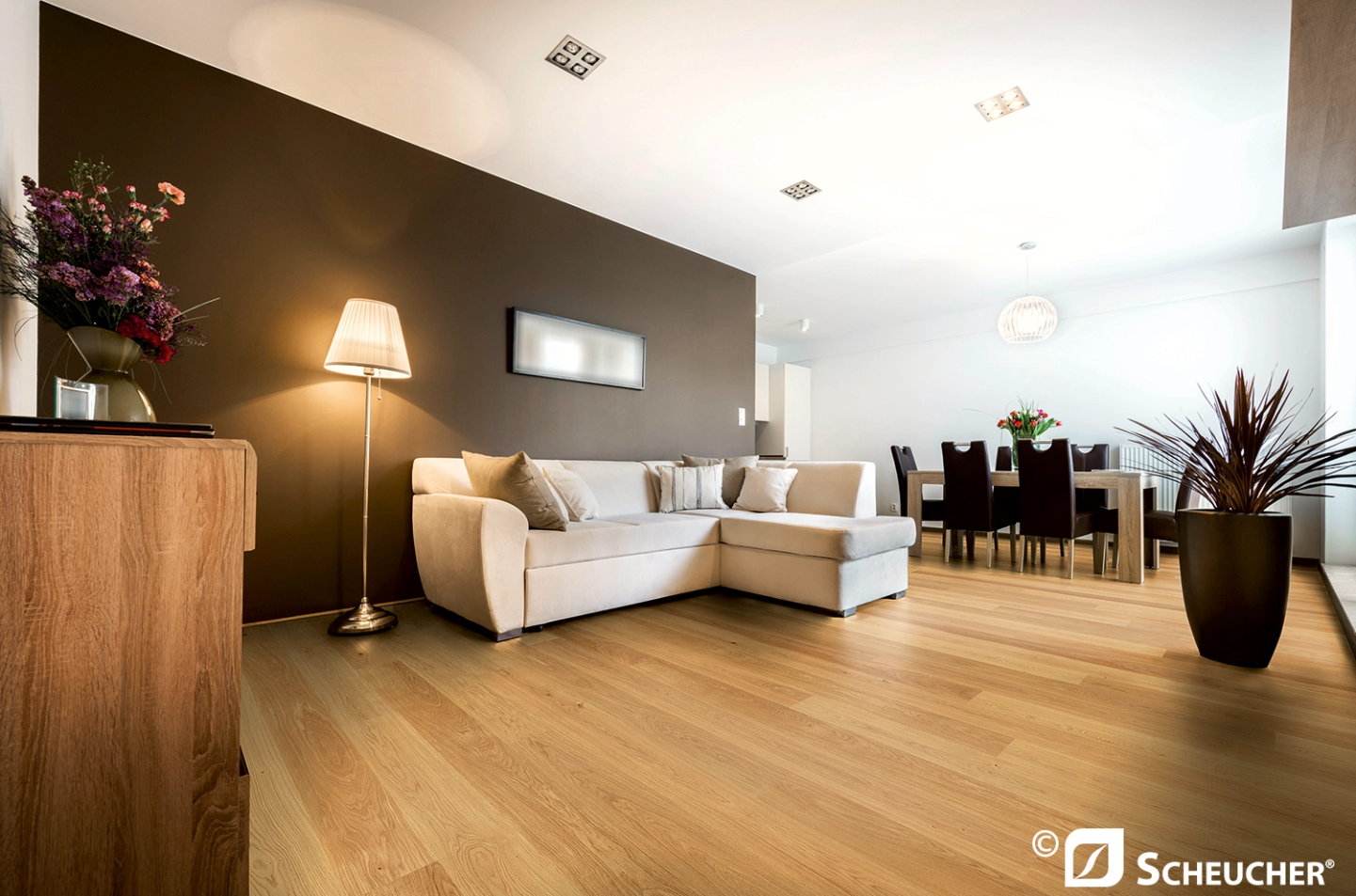 Parkett im Wohnzimmer