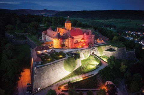 Festung Rosenberg in Kronach mit Fränkischer Galerie Festung Rosenberg