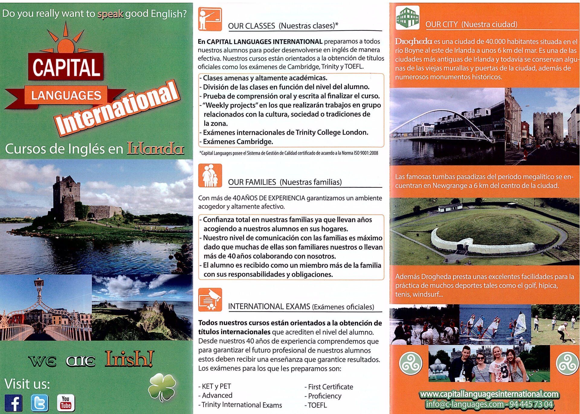 Viaje a Irlanda con English On y Capital Languages
