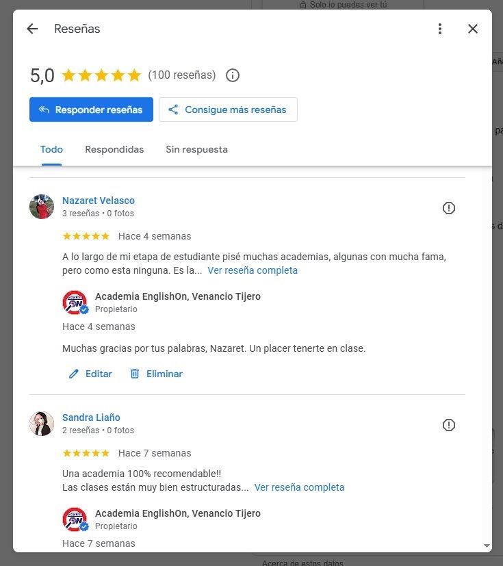 Academia_mas_valorada_Cantabria_100_reseñas_cinco_estrellas