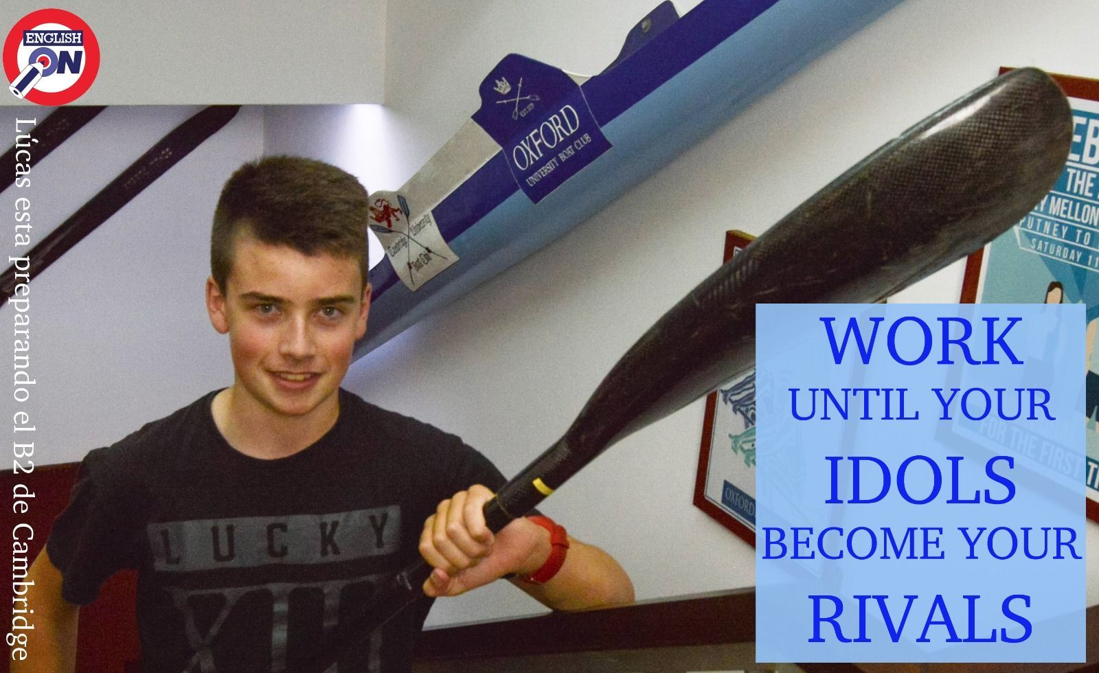 Meme motivador de Academia English On de Astillero