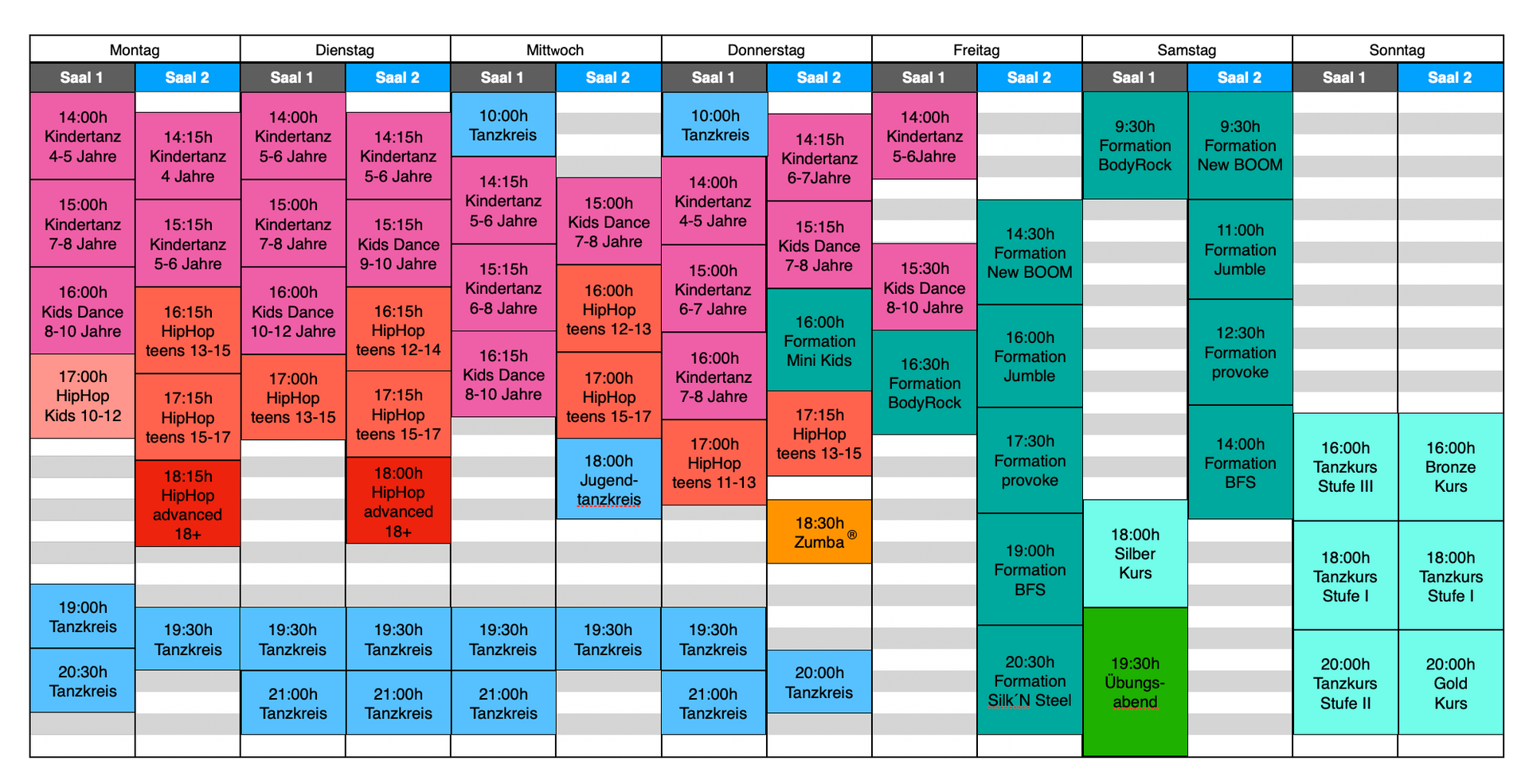Download Stundenplan Tanzzentrum Hermann Stundenplan