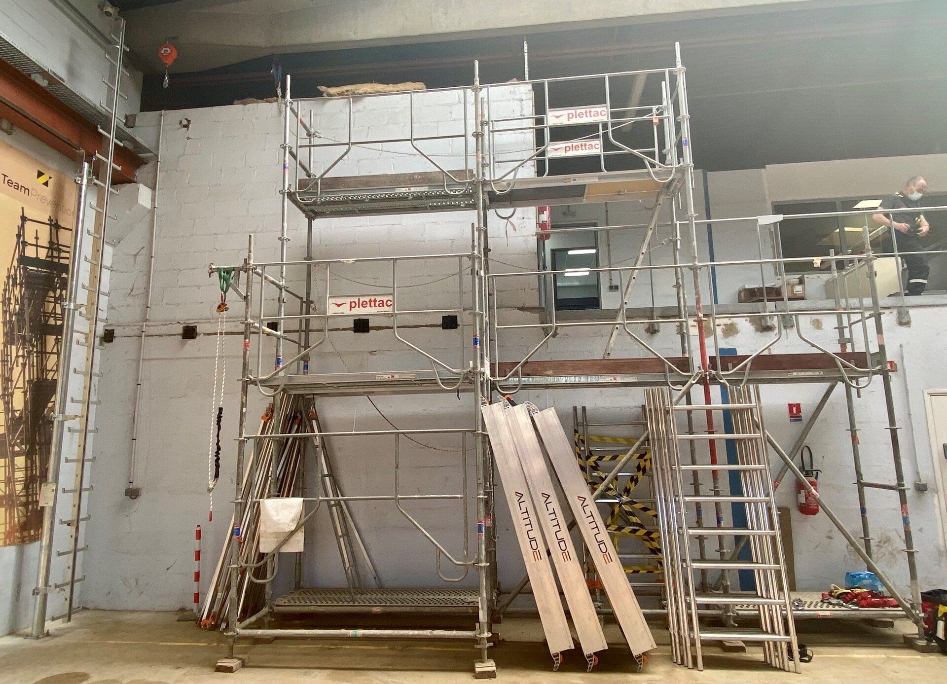 Structure de formation échafaudage