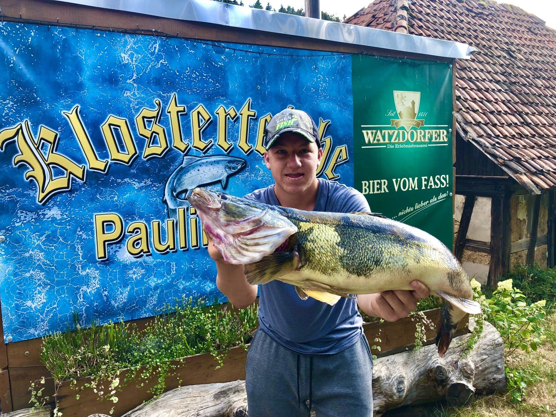 Klosterteiche Paulinzella Zander Fang