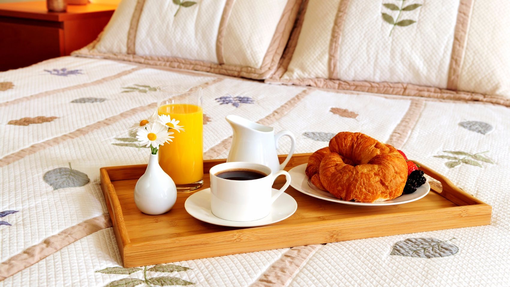 Frühstück im Bett
