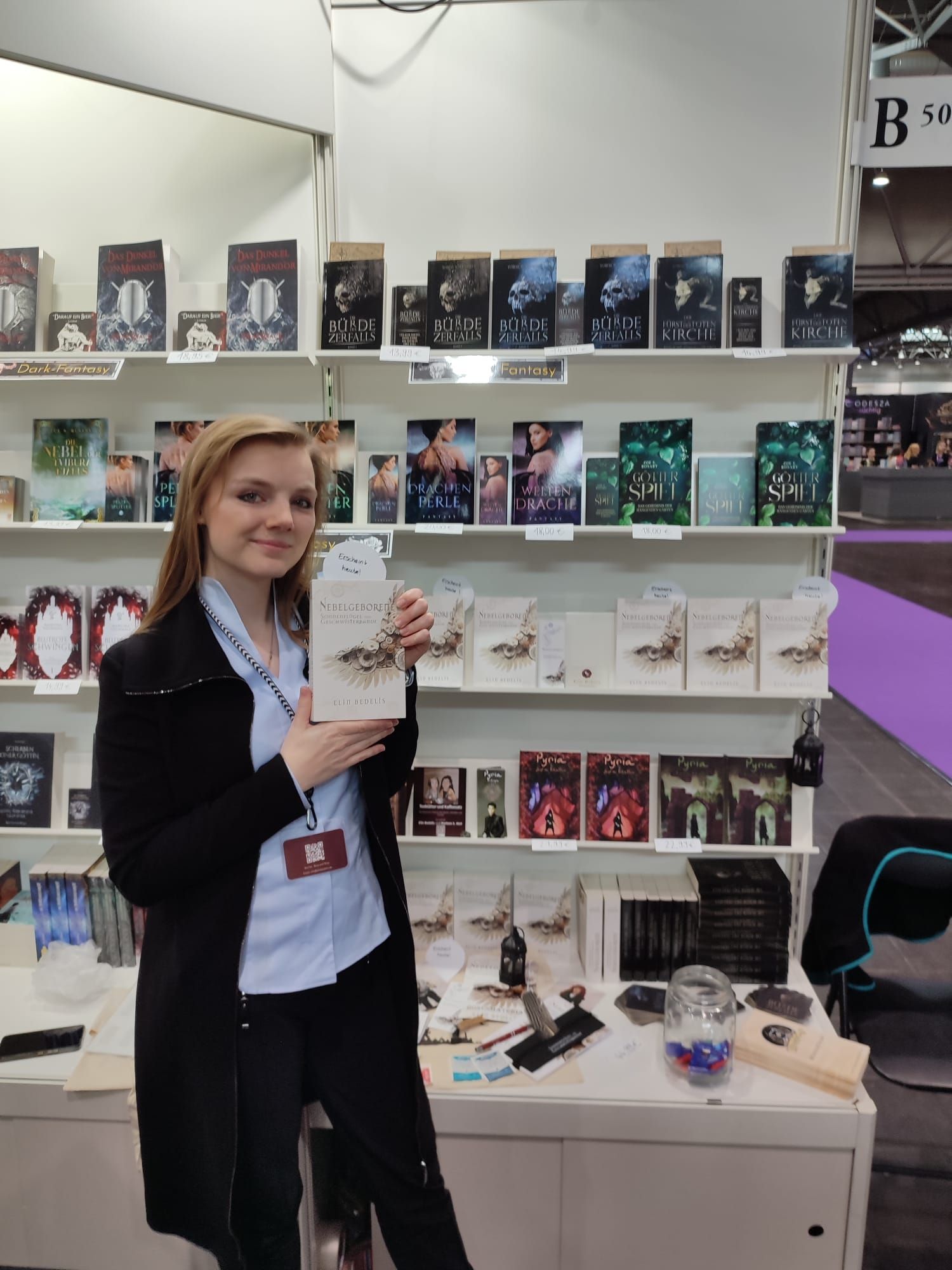 Elin Bedelis auf der Leipziger Buchmesse 2024