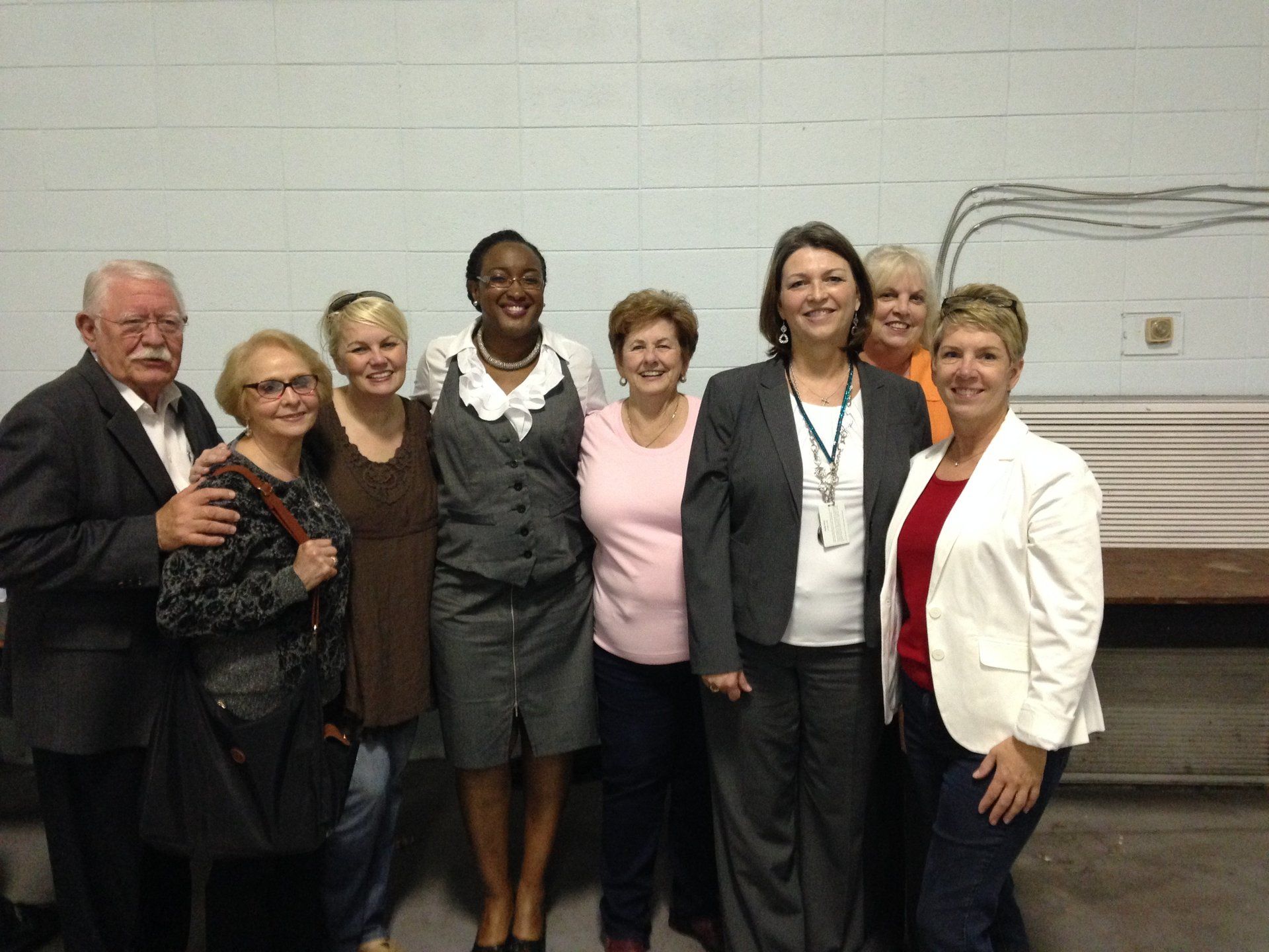Mayor with Town Members