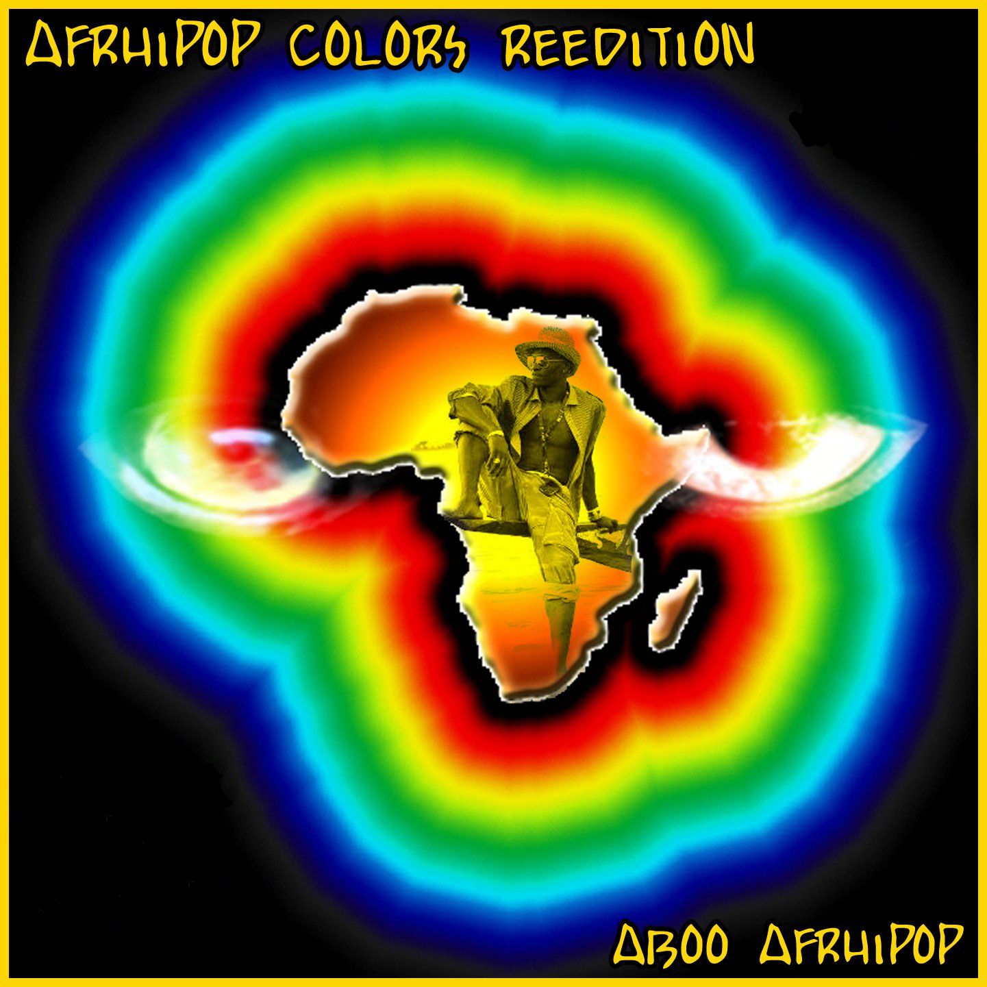 Visuel cover Album Afrhipop Colors de l'Artiste Aboo AfrHipoP