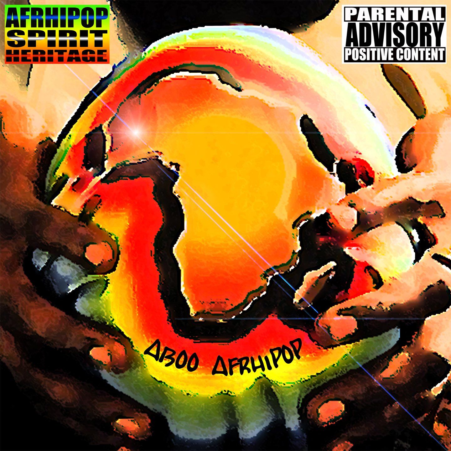 Pochette Album Afrhipop Spirit Heritage de l'Artiste Aboo AfrHipoP