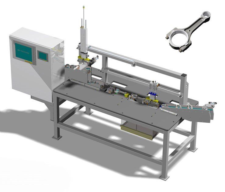 Inline Gauge Machines for V6 Connecting Rods