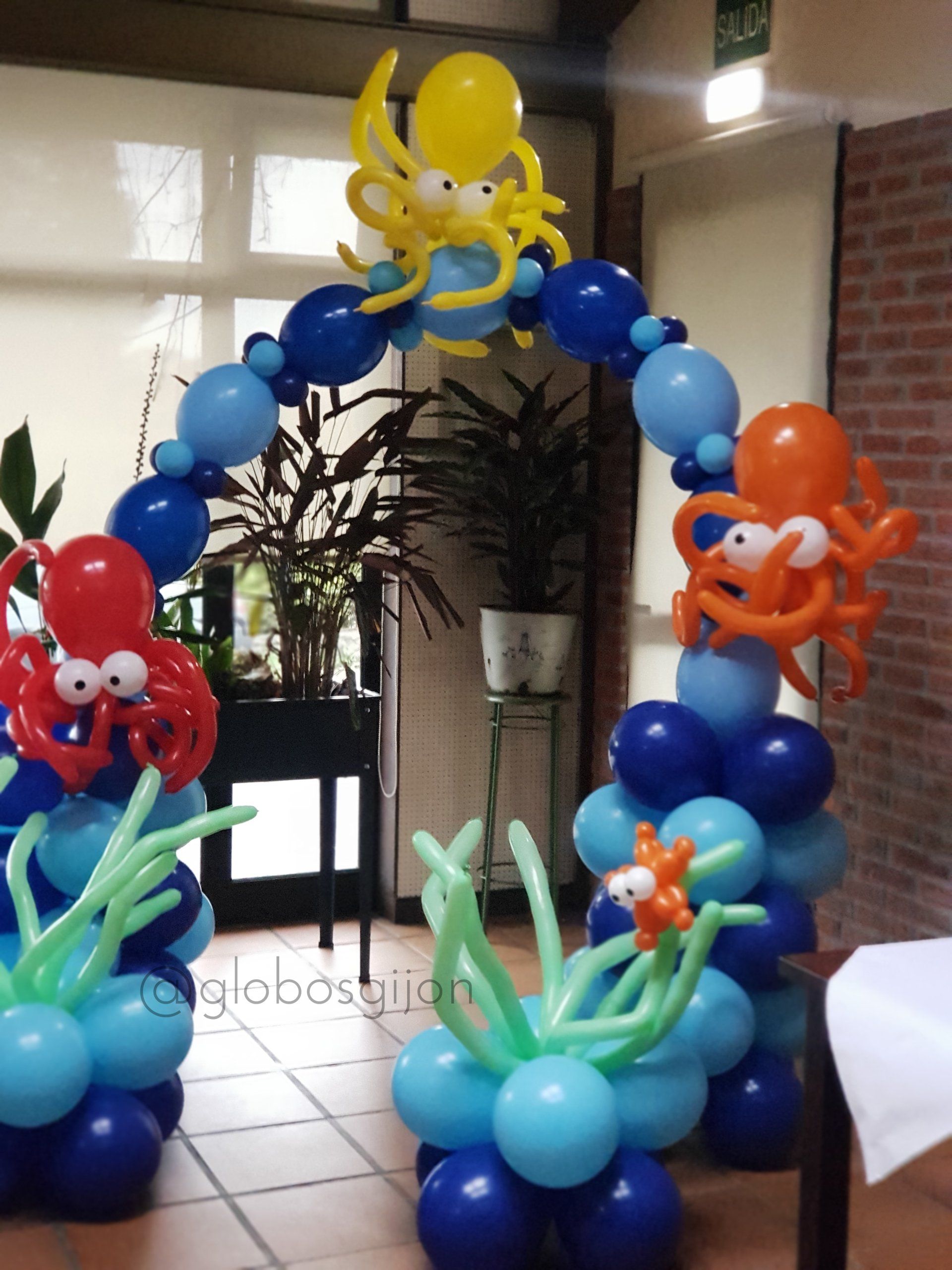 Fiestas Temática del Mar Globos Gijón