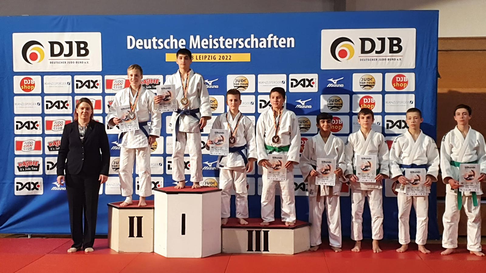 Christian Wiens erkämpft sich den 5. Platz bis 46 kg auf der DEM U18 in Leipzig