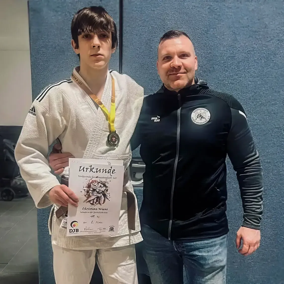 Norddeutsche U21 - Christian Wiens wird Norddeutscher Meister bis 60 kg 2025!