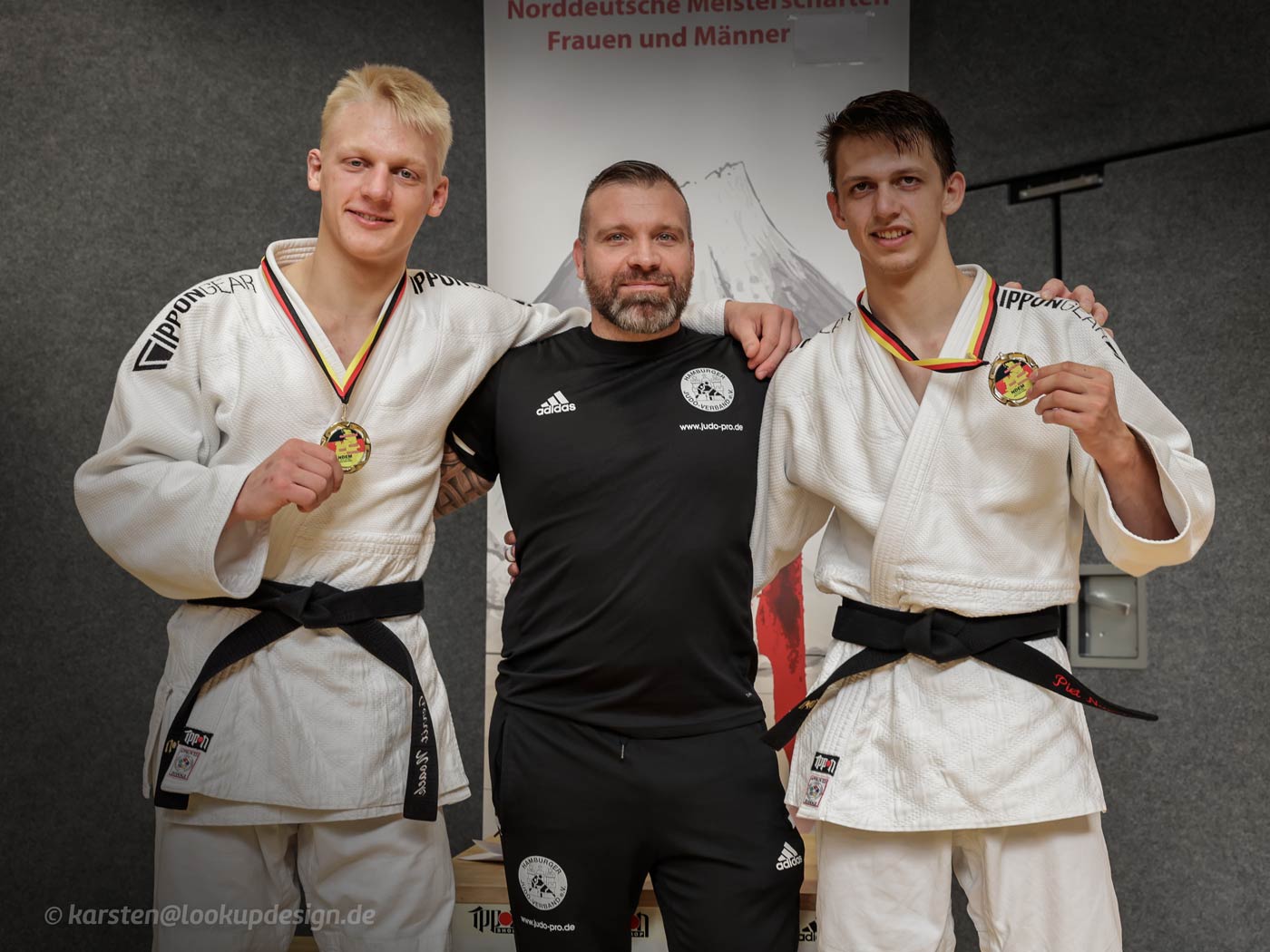 Gerrit (81 kg) und Piet Noack (73 kg) von der JGS werden Norddeutsche Meister der U21