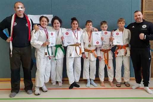 Erfolgreiche U15 Judoka der JGS