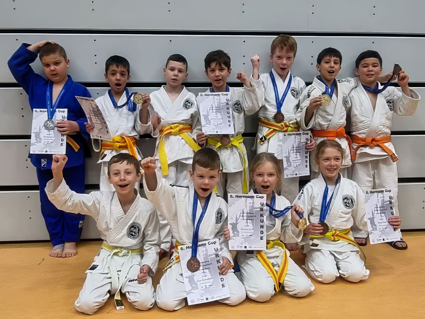 Ein Teil vom JGS-Team beim Hermann Cup in Schwerin 2024