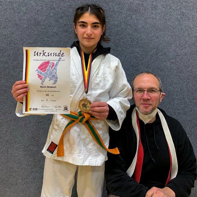 Narin Bozkurt holt Bronze auf den Norddeutschen der U15 2021