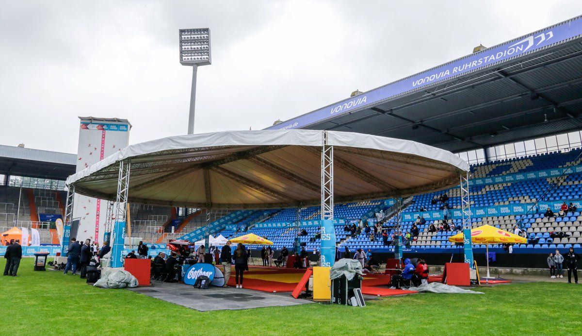 Die Judo Open Air Fläche bei den Ruhr Games