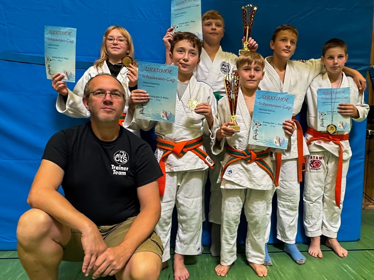 Trainer Siggi mit der U13