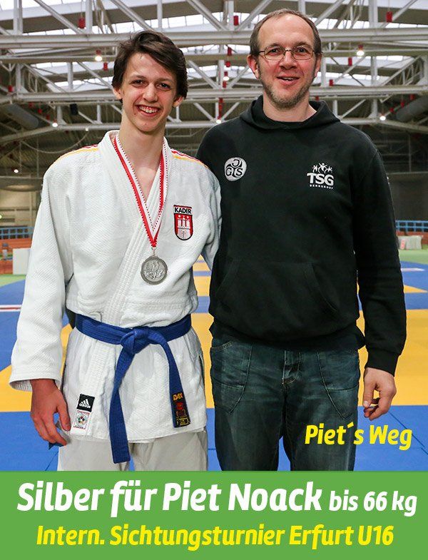 Silber für Piet Noack beim Sichtungsturnier U16 in Erfurt 2019
