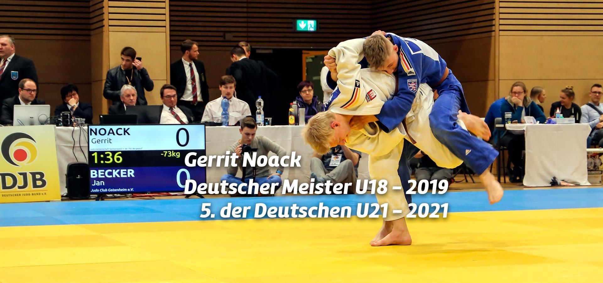 Gerrit Noack - Deutscher Meister U18 2019 und 5. der Deutschen U21 2021