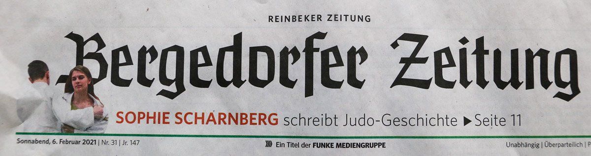 Die Bergedorfer Zeitung berichtet über Sophie Scharnberg