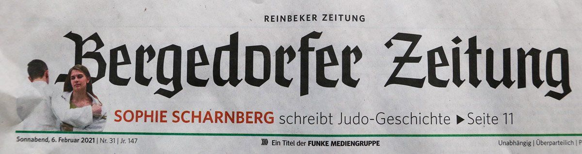Die Bergedorfer Zeitung berichtet über Sophie Scharnberg