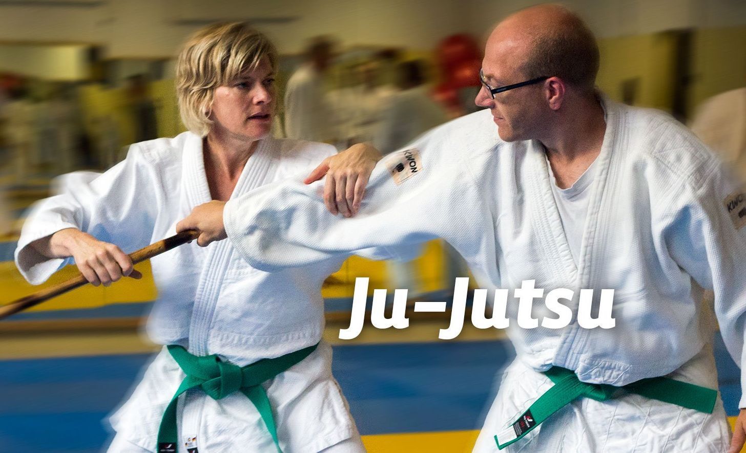 Stockabwehr beim Ju-Jutsu