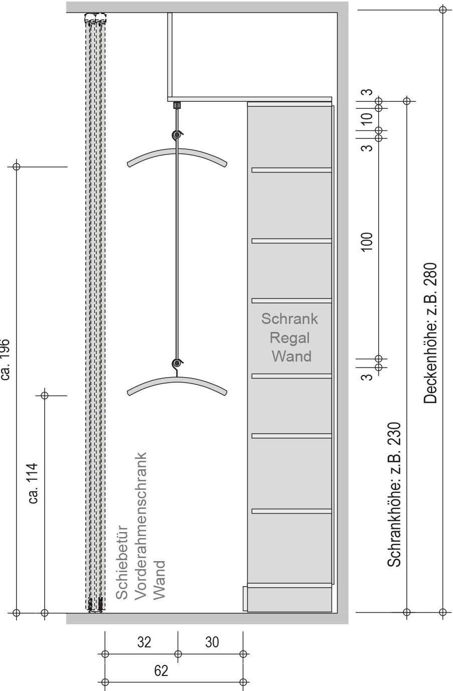 dressglider-Planung: Raumhöhe über 250 cm 2 dressglider-Planung: Raumhöhe über 250 cm 2