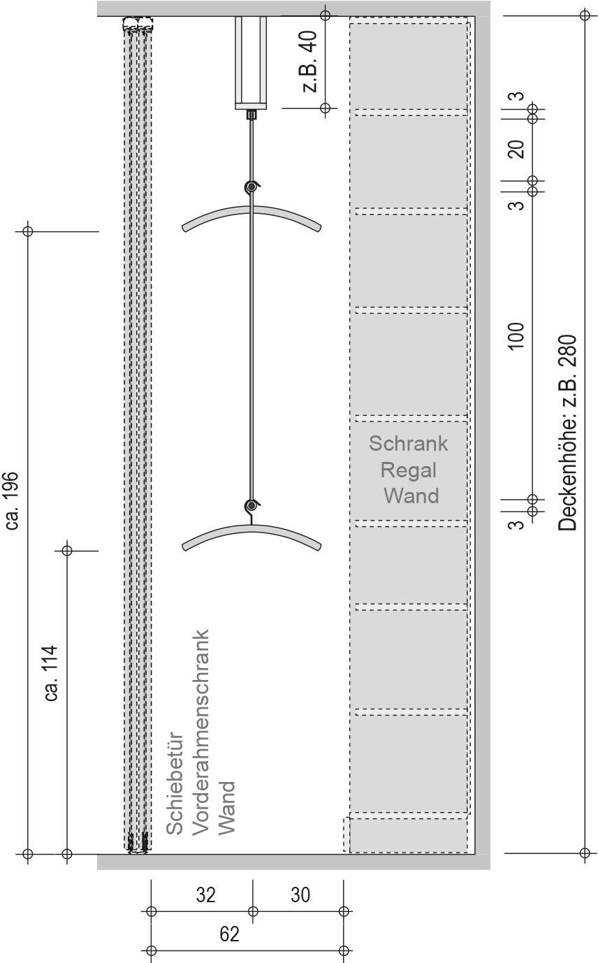 dressglider-Planung: Raumhöhe über 250 cm 3 dressglider-Planung: Raumhöhe über 250 cm 3