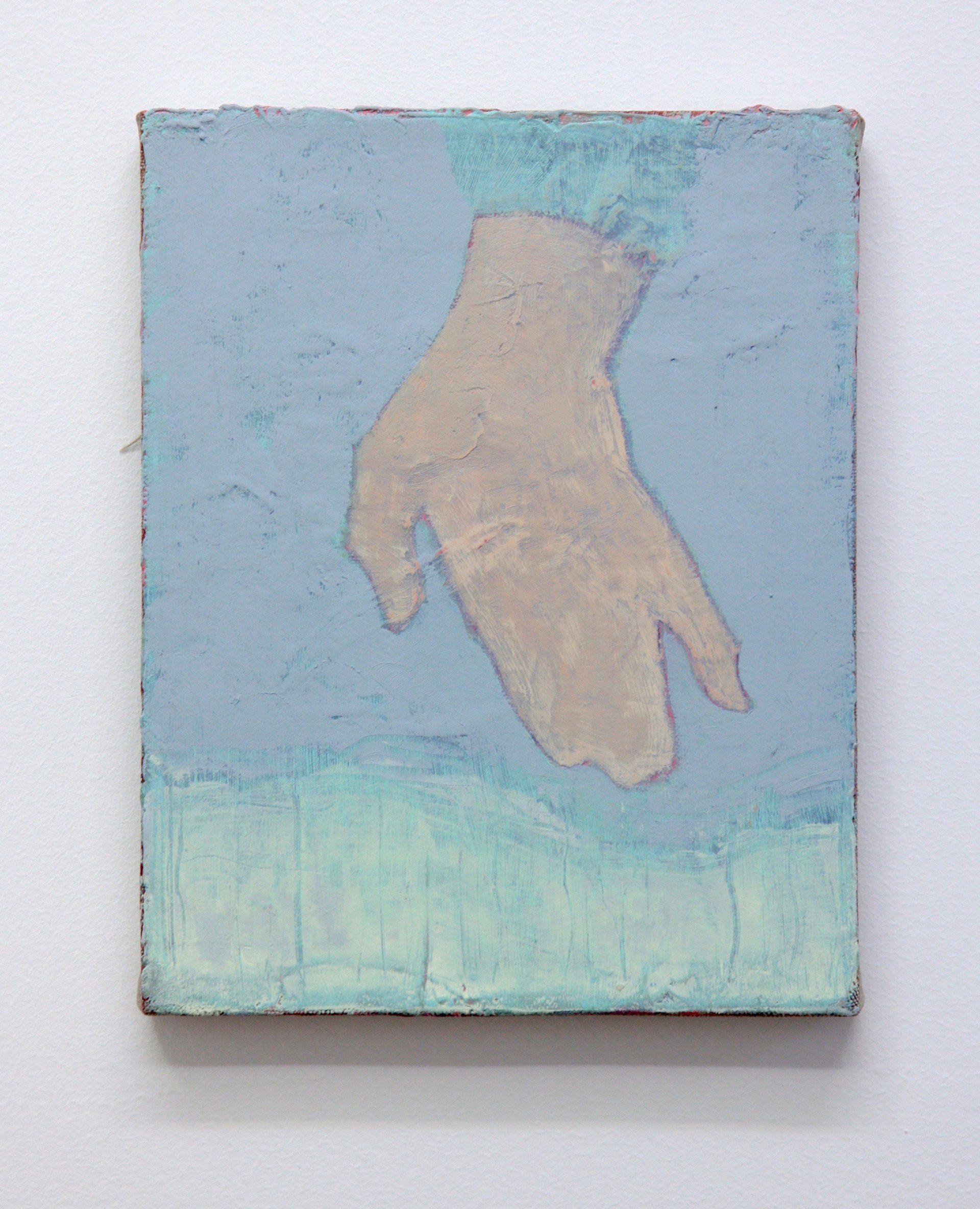 Simon Martin, Main épaisse, 2018, huile sur toile, 24 x 19 cm Simon Martin peintre Artiste Artist Peintures painting Main épaisse, 2018, huile sur toile, Simon Martin, Peinture, peinture à l'huile, oil on canvas