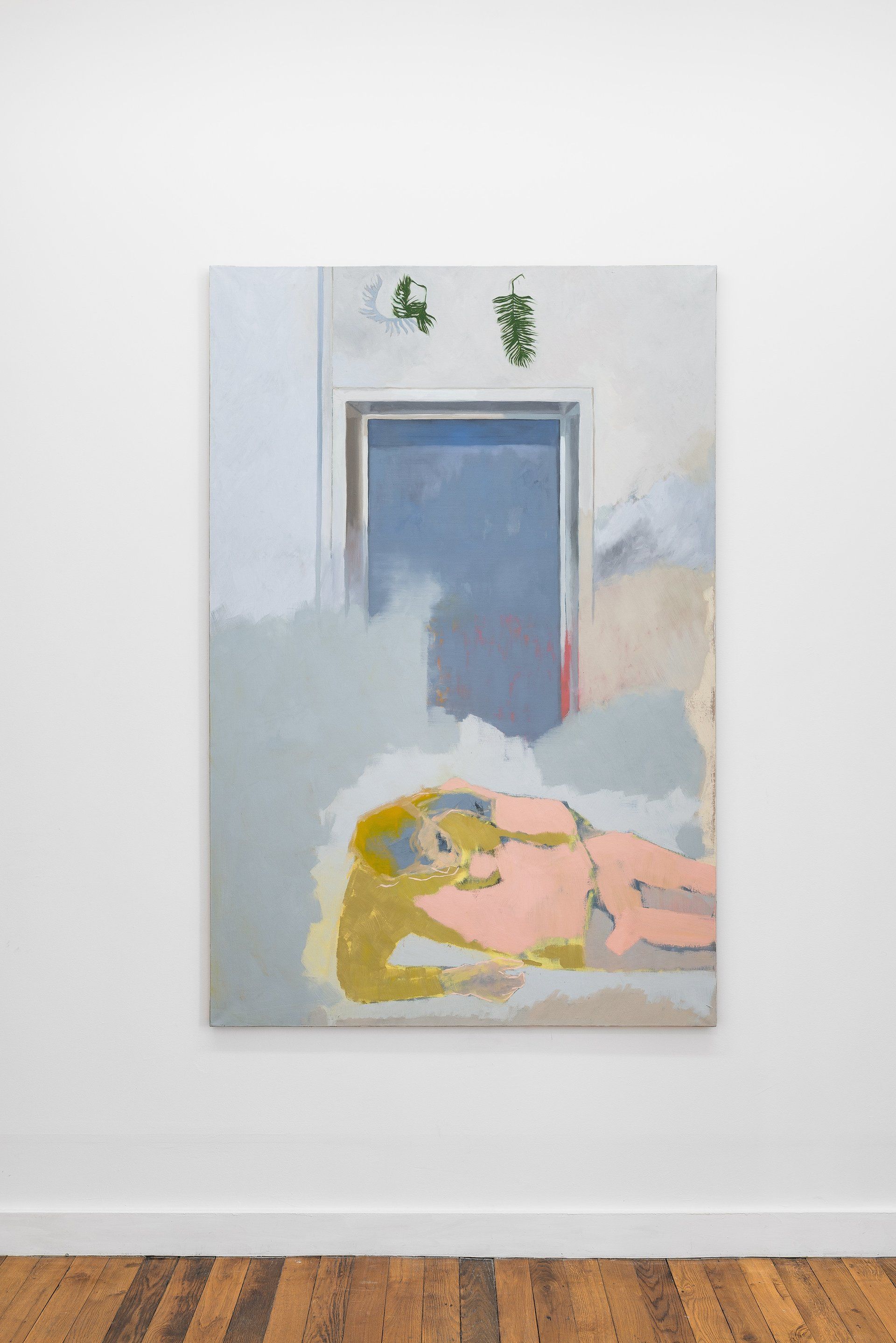 Simon Martin Vue d'exposition L'été des autres Simon Martin Artiste peintre Artist Peintures painting L'été des autres galerie MONTEVERITA 2018 Peinture Atelier III