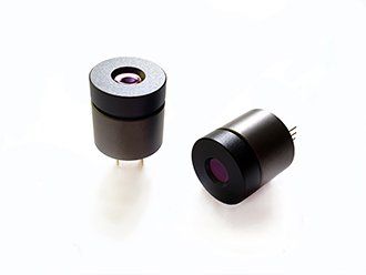 Low resolution infrared thermopile array sensors with 16x16 pixel elements and lens optics in TO-39 housing