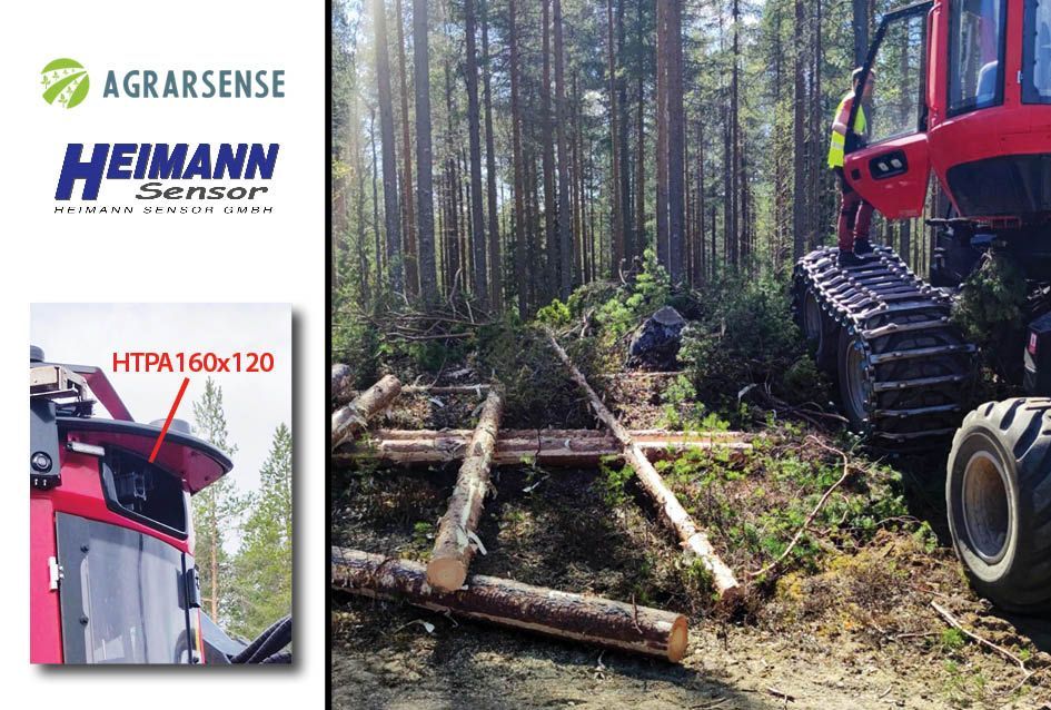 Heimann Sensor Engineer accompanies field test in Vindeln for AGRARSENSE Project