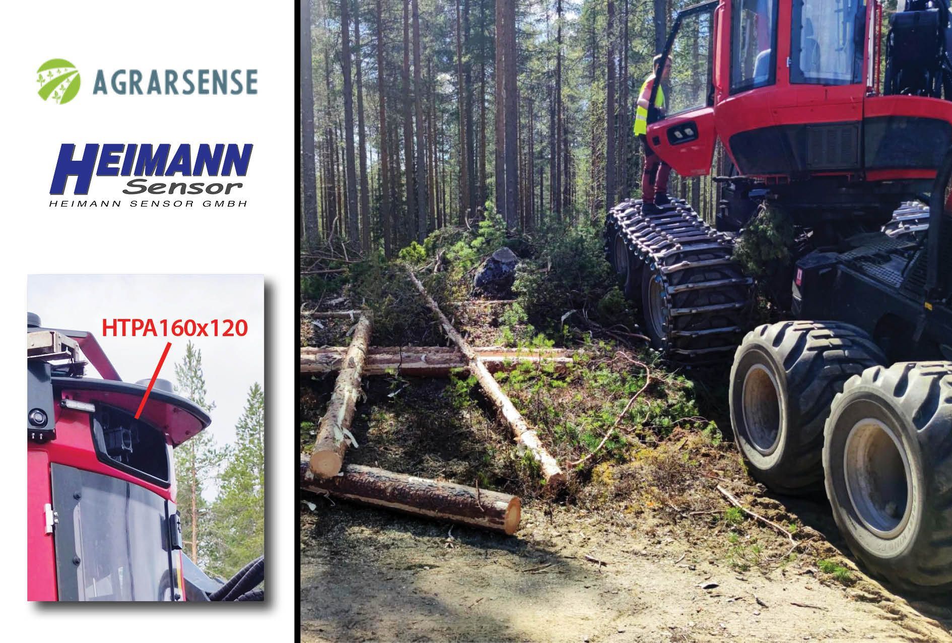 Heimann Sensor Engineer accompanies field test in Vindeln for AGRARSENSE Project