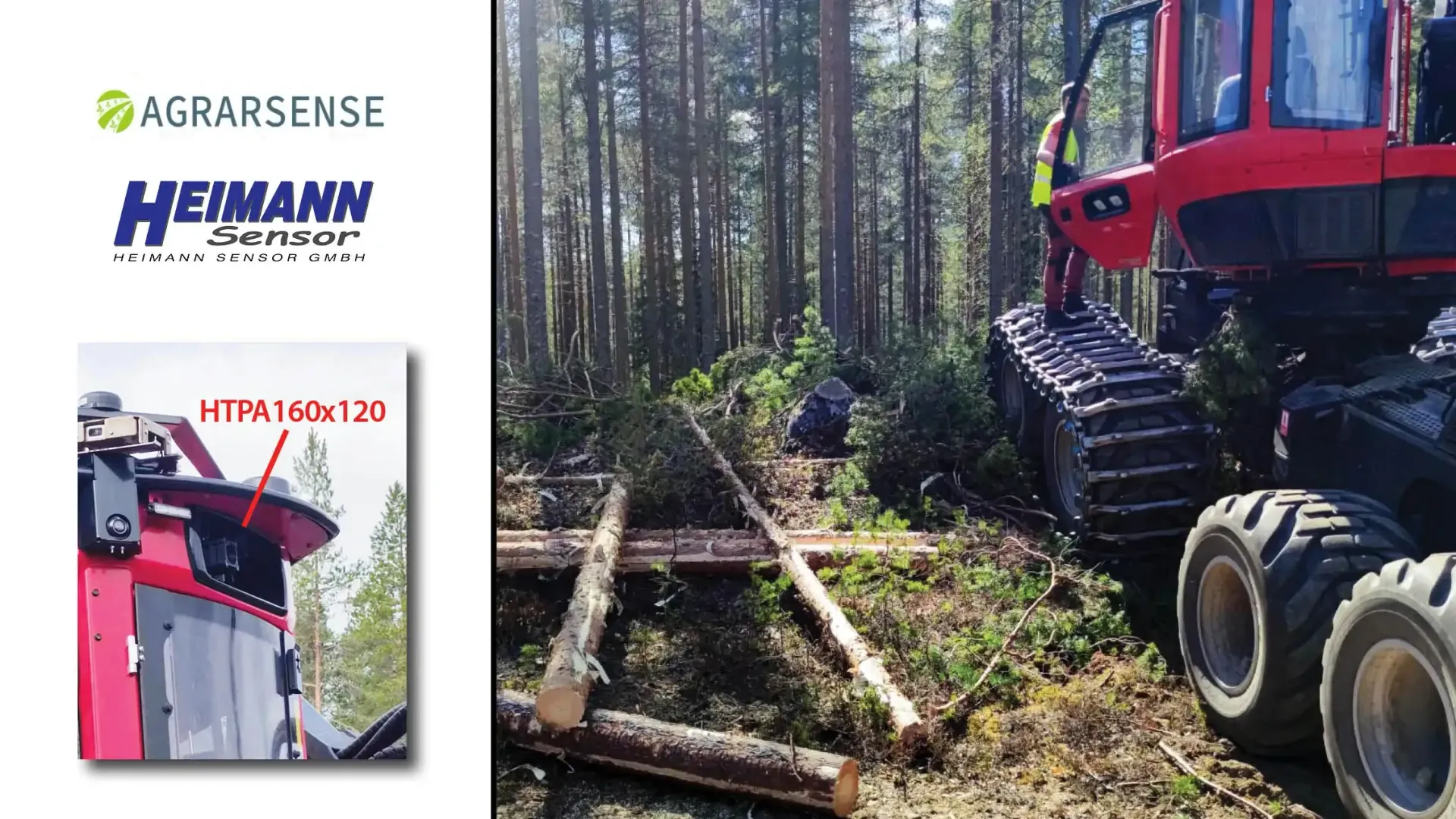 Heimann Sensor Engineer accompanies field test in Vindeln for AGRARSENSE Project