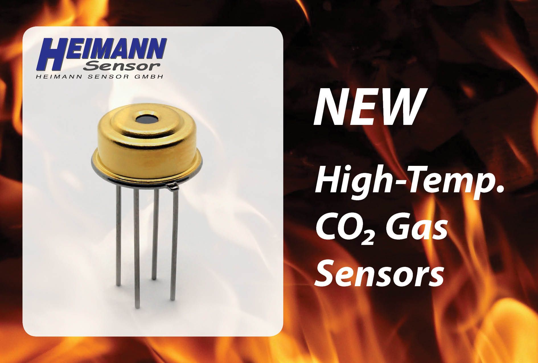 Heimann Sensor offers new High-Temmperature Co2 HTS-HT Sensor that operates up to 180°