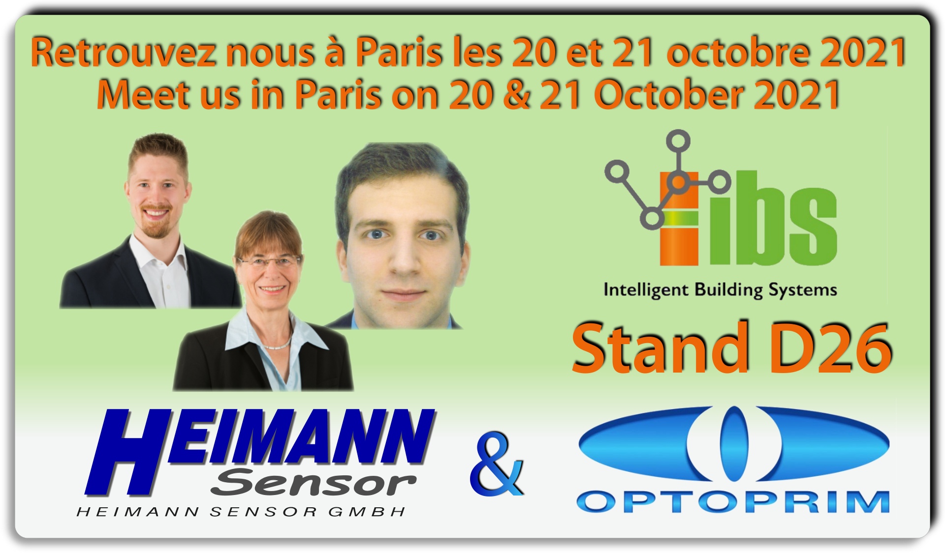 Heimann Sensor and Optoprim France at IBS Event 2021
