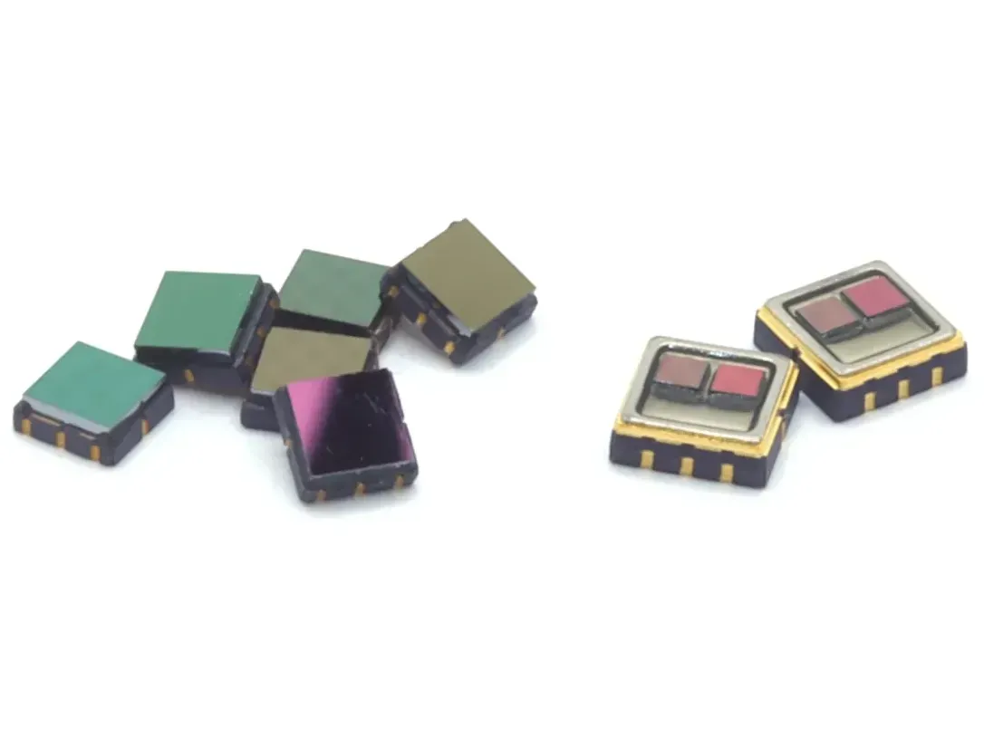 Infrared thermopile module sensors with one and two channels