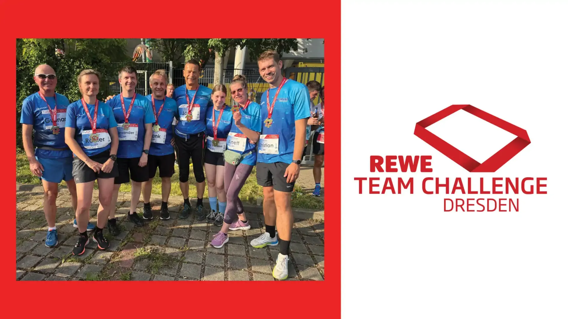 Heimann Sensor Team at REWE Team Challenge 2026 in Dresden